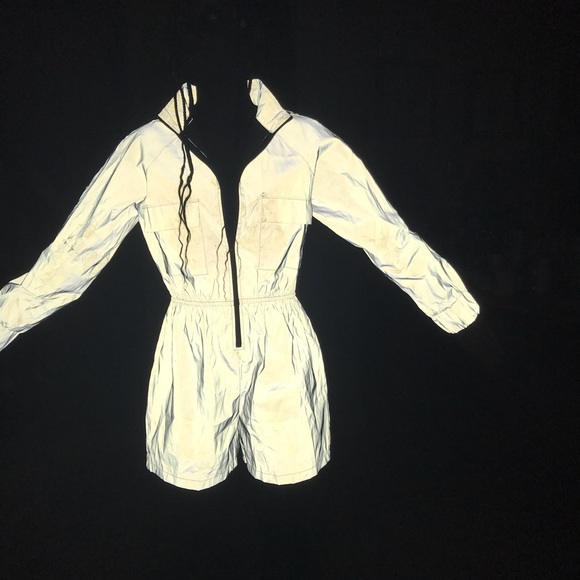 SOLD ✅ REFLECTIVE HOLOGRAPHIC ROMPER - Picture 2 of 5